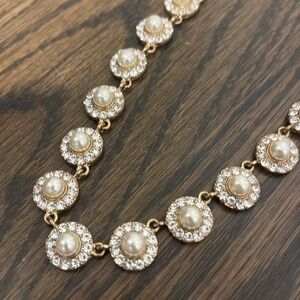 Francesca's Gold and Pearl Necklace